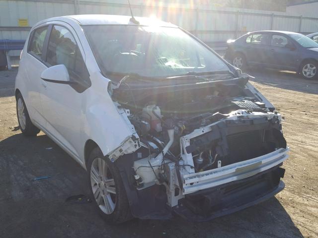 KL8CD6S97DC562698 - 2013 CHEVROLET SPARK 1LT WHITE photo 1