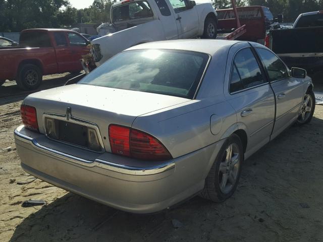 1LNHM86S31Y690212 - 2001 LINCOLN LS SILVER photo 4