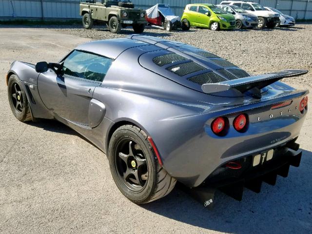 SCCVC11147HL82666 - 2007 LOTUS EXIGE S GRAY photo 3