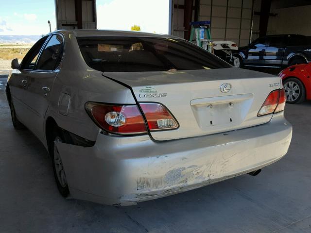 JTHBF30G030105551 - 2003 LEXUS ES 300 GRAY photo 3