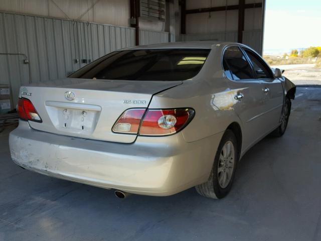 JTHBF30G030105551 - 2003 LEXUS ES 300 GRAY photo 4