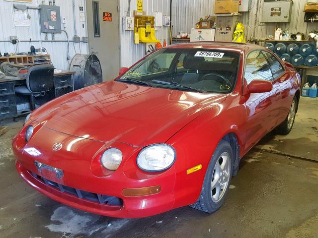 JT2ST07F9S0024383 - 1995 TOYOTA CELICA GT RED photo 2