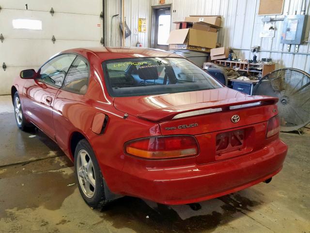 JT2ST07F9S0024383 - 1995 TOYOTA CELICA GT RED photo 3