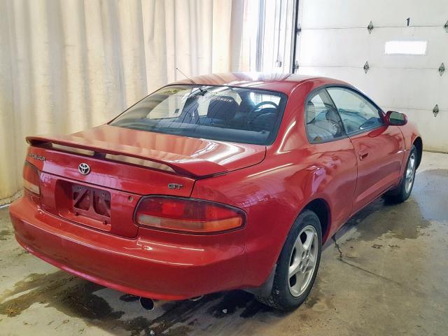 JT2ST07F9S0024383 - 1995 TOYOTA CELICA GT RED photo 4
