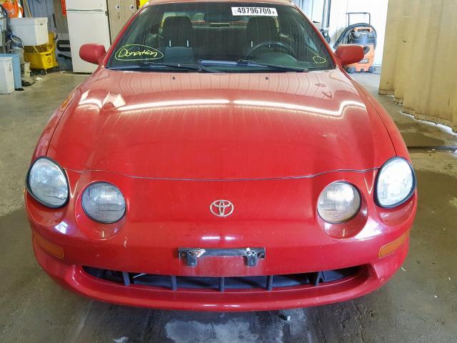 JT2ST07F9S0024383 - 1995 TOYOTA CELICA GT RED photo 9