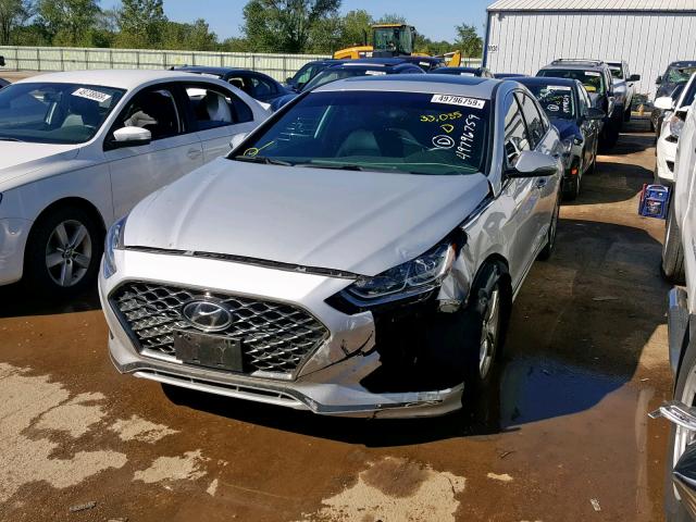 5NPE34AF2JH637824 - 2018 HYUNDAI SONATA SPO SILVER photo 2