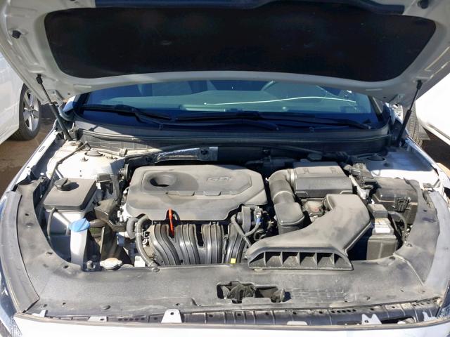 5NPE34AF2JH637824 - 2018 HYUNDAI SONATA SPO SILVER photo 7