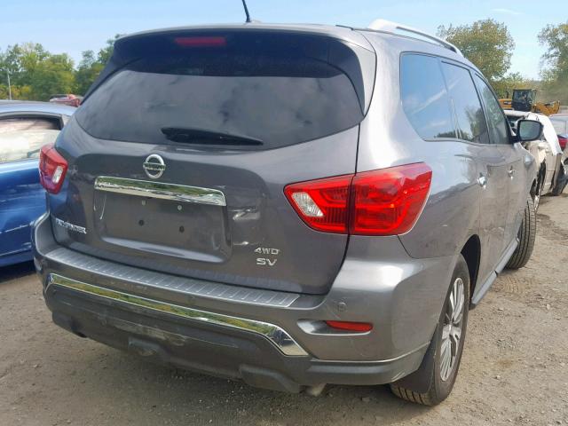 5N1DR2MM9HC913071 - 2017 NISSAN PATHFINDER GRAY photo 4