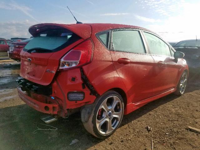 3FADP4GX7FM187997 - 2015 FORD FIESTA ST ORANGE photo 4