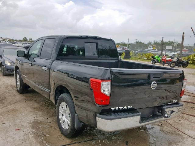 1N6AA1EK5HN554955 - 2017 NISSAN TITAN S BLACK photo 3