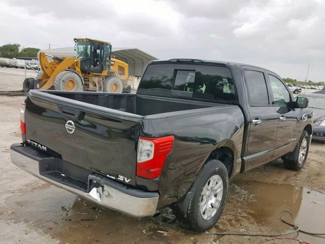 1N6AA1EK5HN554955 - 2017 NISSAN TITAN S BLACK photo 4