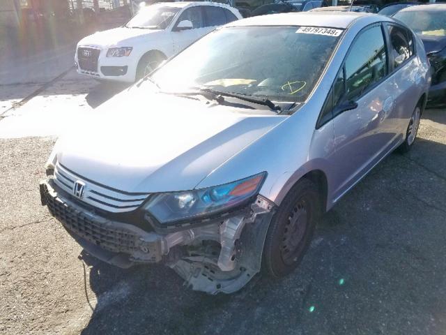 JHMZE2H54BS012338 - 2011 HONDA INSIGHT LX SILVER photo 2