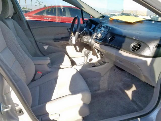 JHMZE2H54BS012338 - 2011 HONDA INSIGHT LX SILVER photo 5