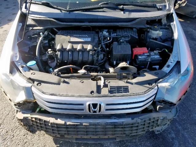 JHMZE2H54BS012338 - 2011 HONDA INSIGHT LX SILVER photo 7