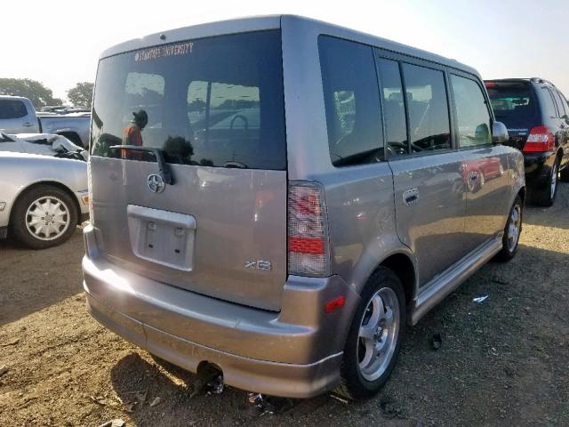 JTLKT324150206070 - 2005 TOYOTA SCION XB 银色 照片 4