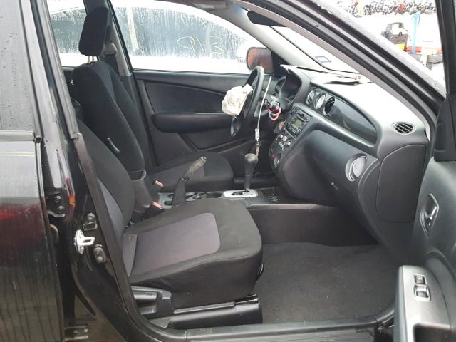 JA4LZ41F76U053772 - 2006 MITSUBISHI OUTLANDER BLACK photo 5