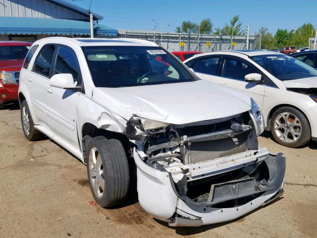 2CNDL937786067246 - 2008 CHEVROLET EQUINOX SP WHITE photo 1