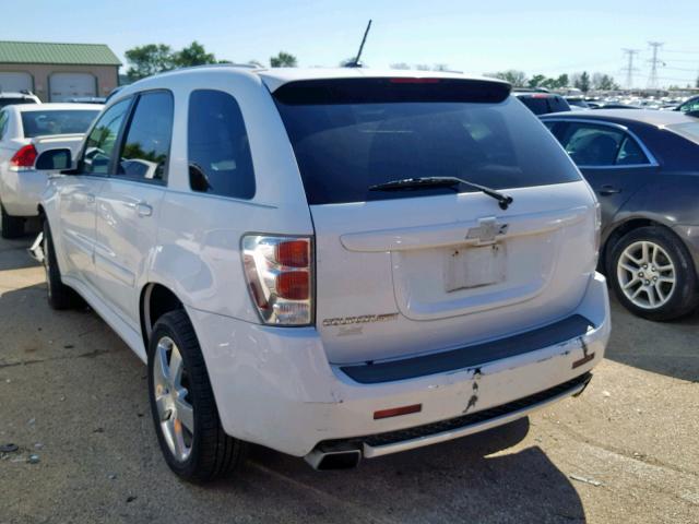 2CNDL937786067246 - 2008 CHEVROLET EQUINOX SP WHITE photo 3