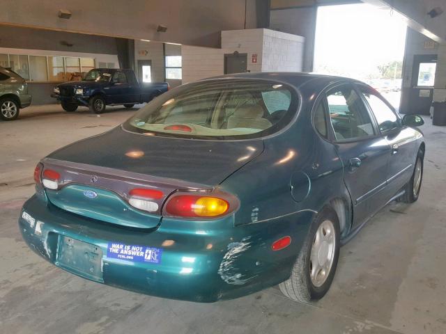 1FALP52U4TG316721 - 1996 FORD TAURUS GL GREEN photo 4