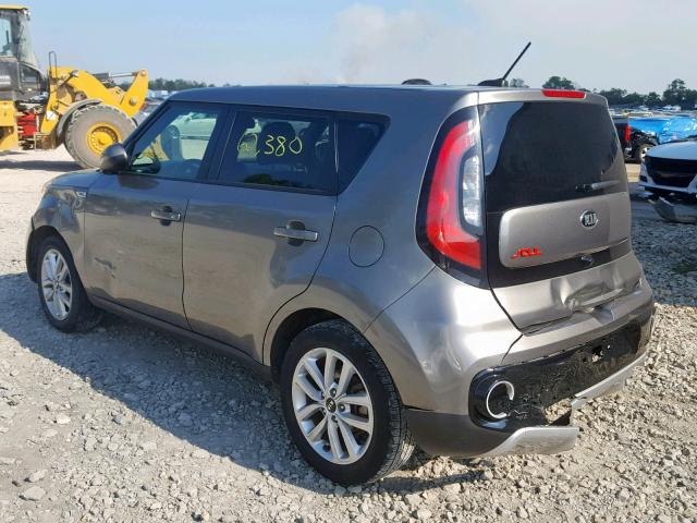 KNDJP3A50H7421876 - 2017 KIA SOUL + GRAY photo 3