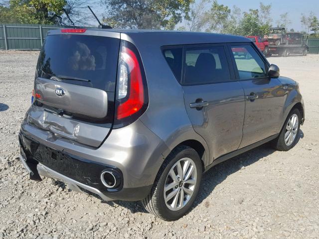 KNDJP3A50H7421876 - 2017 KIA SOUL + GRAY photo 4