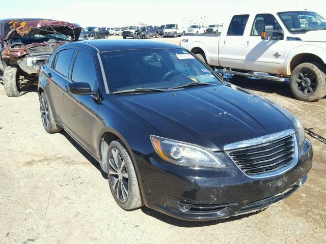 1C3CCBBBXDN699391 - 2013 CHRYSLER 200 TOURIN BLACK photo 1