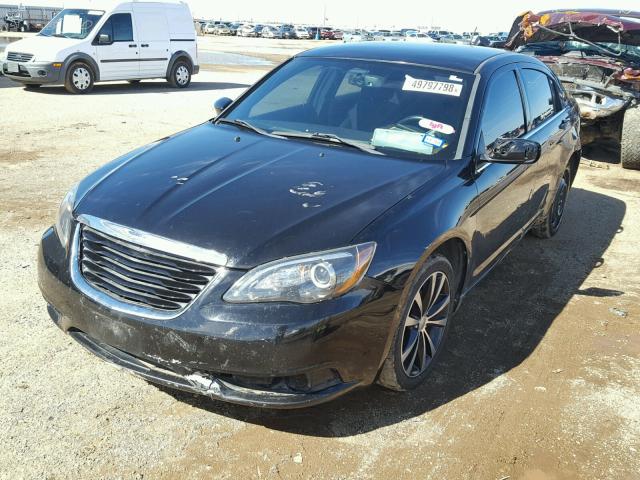 1C3CCBBBXDN699391 - 2013 CHRYSLER 200 TOURIN BLACK photo 2