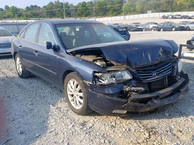 KMHFC46F76A058934 - 2006 HYUNDAI AZERA SE BLUE photo 1