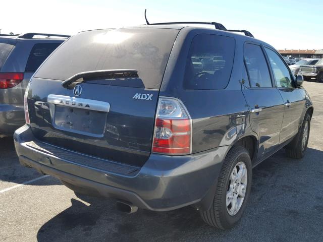 2HNYD18894H501648 - 2004 ACURA MDX TOURIN BLUE photo 4