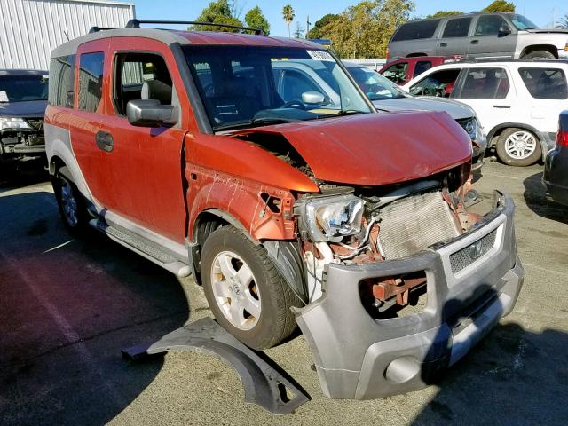 5J6YH286X5L004086 - 2005 HONDA ELEMENT EX ORANGE photo 1