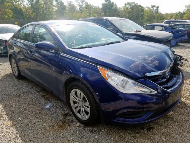 5NPEB4ACXCH444753 - 2012 HYUNDAI SONATA GLS BLUE photo 2