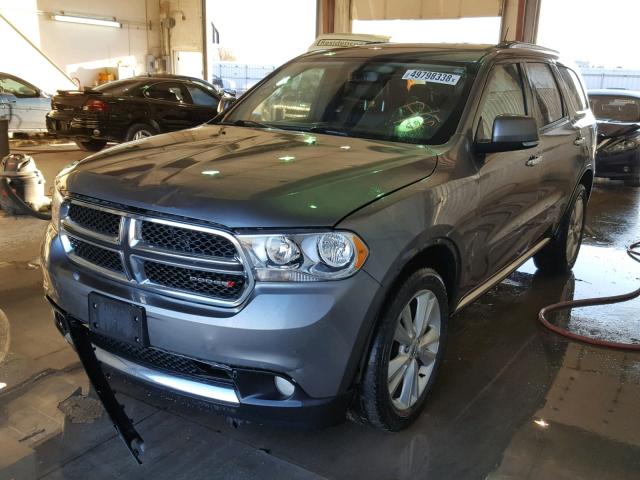 1C4RDJDG8DC509251 - 2013 DODGE DURANGO CR GRAY photo 2