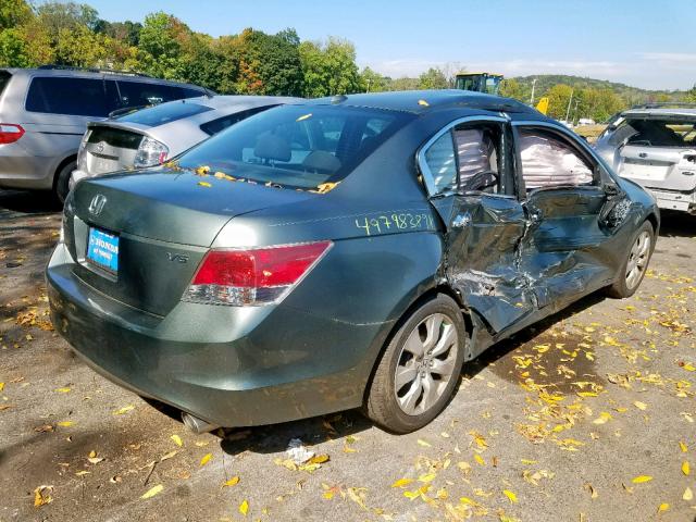 5KBCP36899B501282 - 2009 HONDA ACCORD EXL TEAL photo 4