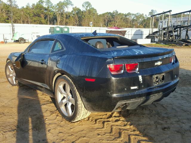 2G1FT1EW9C9170591 - 2012 CHEVROLET CAMARO 2SS BLACK photo 3