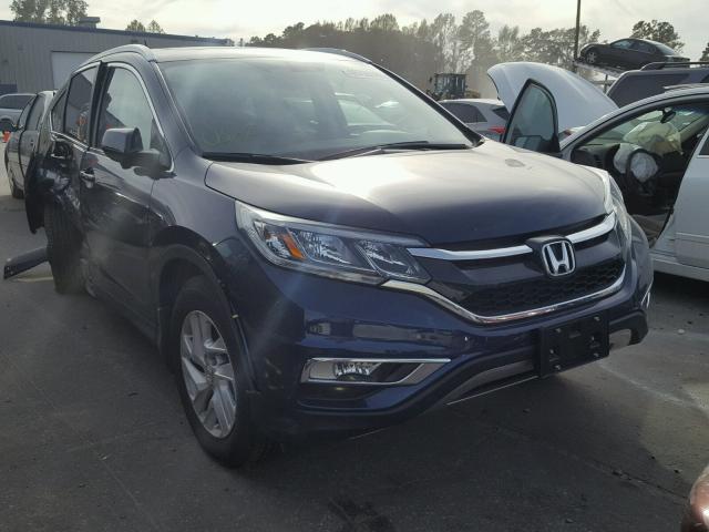 2HKRM4H71GH635827 - 2016 HONDA CR-V EXL BLUE photo 1