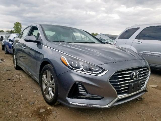 5NPE34AF7JH630691 - 2018 HYUNDAI SONATA SPO GRAY photo 1