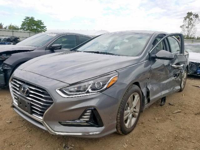 5NPE34AF7JH630691 - 2018 HYUNDAI SONATA SPO GRAY photo 2