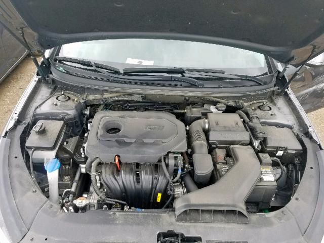 5NPE34AF7JH630691 - 2018 HYUNDAI SONATA SPO GRAY photo 7