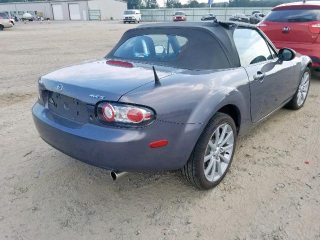 JM1NC25F560108919 - 2006 MAZDA MX-5 MIATA SILVER photo 4