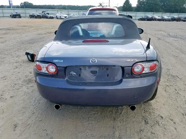 JM1NC25F560108919 - 2006 MAZDA MX-5 MIATA SILVER photo 6