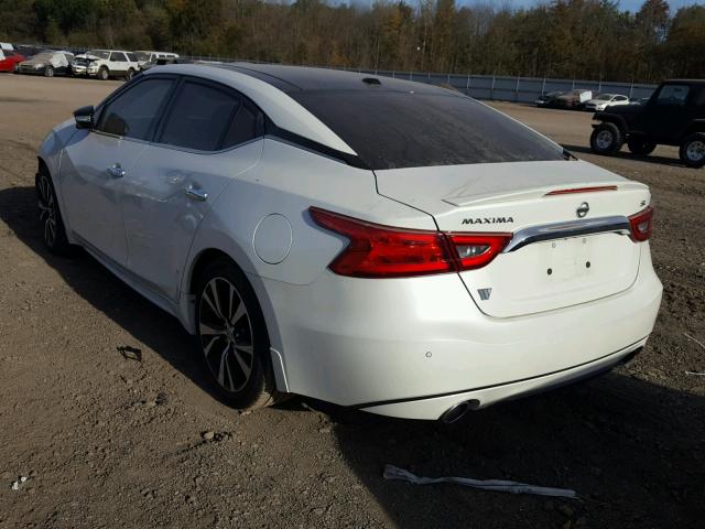 1N4AA6AP2HC429043 - 2017 NISSAN MAXIMA 3.5 WHITE photo 3