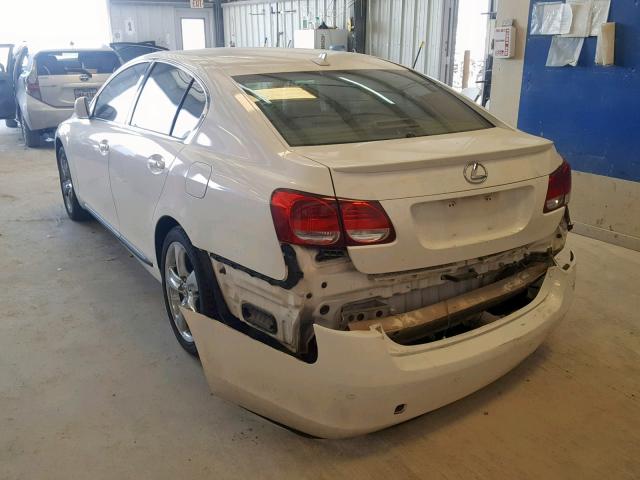 JTHBH96S965020367 - 2006 LEXUS GS 300 WHITE photo 3