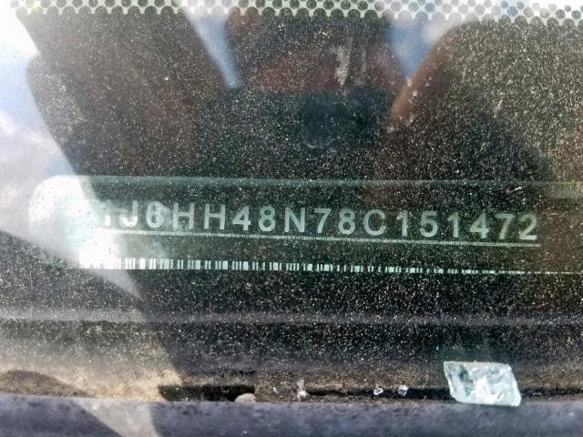 1J8HH48N78C151472 - 2008 JEEP COMMANDER 白色 照片 10