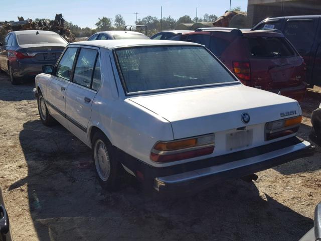 WBADC740XF0650195 - 1985 BMW 535 I WHITE photo 3