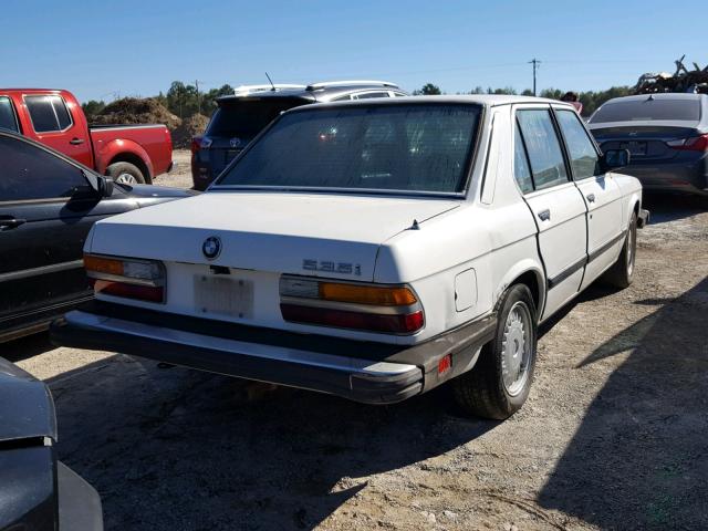 WBADC740XF0650195 - 1985 BMW 535 I WHITE photo 4