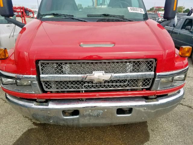 1GBE4C1968F400389 - 2008 CHEVROLET C4500 C4C0 RED photo 7