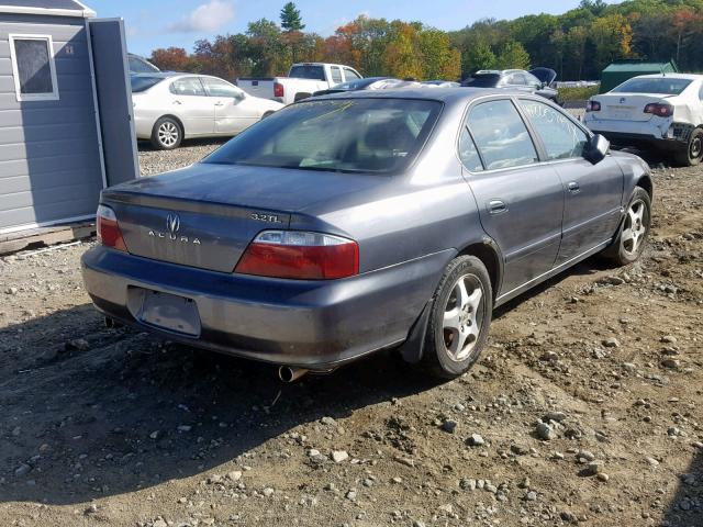 19UUA566X3A077708 - 2003 ACURA 3.2TL GRAY photo 4