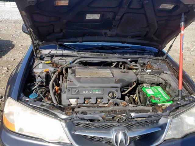 19UUA566X3A077708 - 2003 ACURA 3.2TL GRAY photo 7