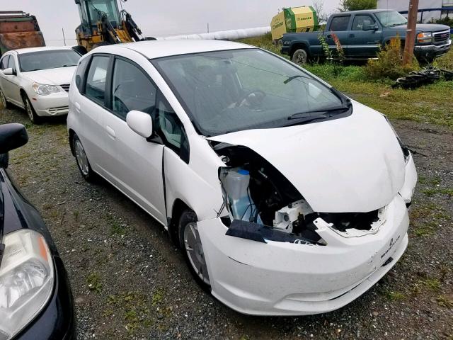 JHMGE87549S813101 - 2009 HONDA FIT LX WHITE photo 1