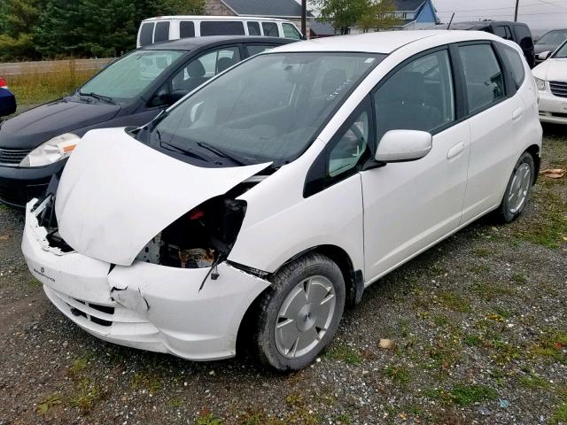 JHMGE87549S813101 - 2009 HONDA FIT LX WHITE photo 2